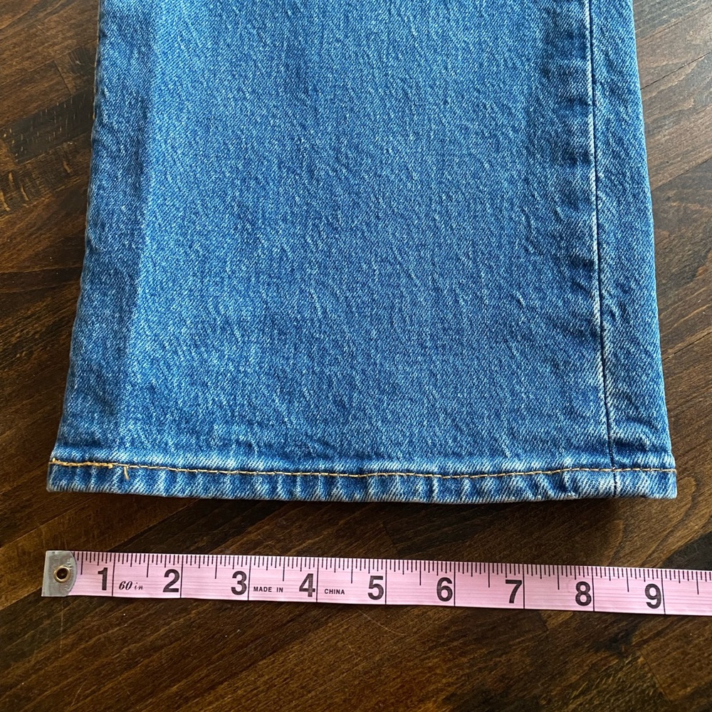 Levi's 501 '93 Men's Jeans Blue 40x30 Stone Button Fly Distressed Light Wash - Picture 10 of 10